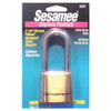 CCL Sesamee Keyless Padlock, 5/16 in dia, 2-1/4 in L x 1 in W, Brass, 1/EA #K0437