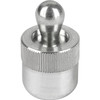 Kipp Lateral Spring Plungers, Spring Force, w/o Seal, D=6, F=10, Aluminum (10/Pkg.), K0368.21034