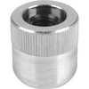 Kipp Lateral Spring Plungers, Spring Force, w/o Thrust Pin or Seal, Style A, D=10, D2=10, L1=7.5, F=75, Aluminum, (Qty. 1), K0370.31066