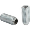 Kipp Lateral Spring Plungers, Spring Force, D=M12, L=11.5, w/Threaded Sleeve, w/o Thrust, Steel, (Qty. 1), K0372.1020X12