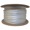 Orion Ropeworks Solid Braid Ropes, 1/4 in x 500 ft, Nylon (Polyamide), White, 1/EA #710080-00500-0