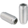 Kipp Lateral Spring Plungers, Spring Force, D=M18X1.5, L=45, w/Threaded Sleeve, w/o Thrust Pin, Style B, Steel, (Qty. 1), K0372.2300X43