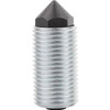 Kipp Push-Pull Spring Plungers, Spring Force, w/Rotation Lock, D=M20X1.5, L=34, Style K, Steel, (Qty. 1), K0977.3120