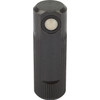 Kipp Lateral Spring Plunger, Style B, Spring Force, Single Sided, D=10, L=30, Steel, Black Oxidized (Qty. 1), K0374.110