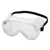 Sellstrom 812 Non-Vented Safety Goggle, Clear Lens, Clear Frame, Non-Vented, 12/EA #S81220