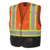 Pioneer 131BBAU Safety Vest, S/M, Orange, 1/EA #V1020251U-S/M