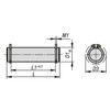 Kipp Hinge Pin w/Retaining Ring, D=8, L=20, Steel, (10/Pkg.), K0007.081