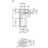 Kipp Hook Clamp, Style A, Carbon Steel, D=16, (Qty. 1), K0012.06