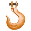 Campbell 476 3/8" 7300# Clevis Slip Hook, Alloy Steel, Painted Orange, 1/EA #4403515
