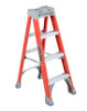 Louisville Ladder FS1500 Series Fiberglass Stepladder, 4 ft x 19-3/8 in W, 300 lb Capacity, 1/EA #FS1504