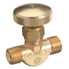 Western Enterprises Brass Body Valve for Non-Corrosive Gases, 3,000 psig, Inlet/Outlet 1/4 in NPT (M), 1 EA #211