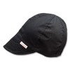 Comeaux Caps Single Sided Cap, 7-1/8, Black, 1/EA #1000-B-7-1/8