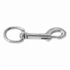 Campbell Snap Hook, Malleable Iron and Steel, Swiveling Round Eye Bolt, 3/8 in Hook Opening , 4 in L, 110 lb, 1/EA #T7605801