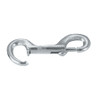 Campbell Snap Hook, Malleable Iron and Steel, Rigid Open Eye Bolt, 15/32 in Hook Opening , 4-1/4 in L, 100 lb, 1/EA #T7606031