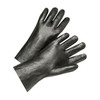 PIP PVC Dipped Glove with Interlock Liner and Semi-Rough Finish - 10" Length, Large, 12 Pairs #1017R