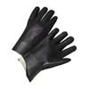 PIP PVC Dipped Glove with Interlock Liner and Rough Sandy Finish - 14" Length, Large, 12 Pairs #1047RF
