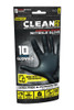 Meduim Black 5Mil Clean-Fit Powder Free, Latex Free, Disposable Nitrile Gloves (100/Box, 10 Boxes)