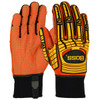 Boss Synthetic Leather Palm with PVC Dotted Grip and Spandex Back - TPR Impact Protection, 3X-Large, 6 Pairs #120-MP2110/XXXL