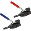 Kipp Push-Pull Clamp, Heavy Duty, F1= 5,800, F2=6,000, w/Reversable Handle, Phosphated Steel, Plastic (Qty. 1), K0088.0600