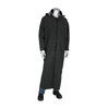 Base35 Premium 60" Duster Raincoat, 0.35 mm, PVC/Polyester, Detachable Hood, Black, 3X-Large, 1 EA #201-322/3X