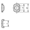 Kipp Locking Washer For Clamping Spindle, D=M12, Steel, (10/Pkg.), K0107.12