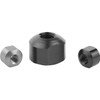 Kipp Spherical Seating Nut, D=M08, Stainless Steel, (10/Pkg.), K0664.108