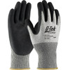 G-Tek Seamless Knit Blended Glove with Double-Dipped Nitrile Coated MicroSurface Grip on Palm & Fingers, Salt & Pepper, Large, 12 Pairs #16-350/L 