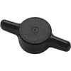 Kipp Wing Grip Screw w/Hexagon Socket, For M06, H=8, A=30, Thermoplastic, Black (10/Pkg.), K0681.060