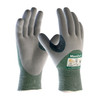MaxiCut Seamless Knit Engineered Yarn Glove with Nitrile Coated MircoFoam Grip on Palm, Fingers & Knuckles, Green, Large, 12 Pairs #18-575/L