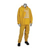 HydroFR PVC Jacket with Hood and Bib Overalls, 0.35 mm, Hood, Shroud, Yellow, 2X-Large, 1 EA #205-375FR/2X