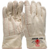 Hot Wing Extra Heavy Weight Cotton Hot Mill Glove with Felt Lining, Band Top, Natural, Large, 12 Pairs #1BC42128A