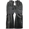 Assurance Guardian 25 Mil Butyl Rubber Glove with Rough Grip, 14" Long, Black, Small, 1 Pair #1UB0025RS