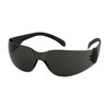 Zenon Z11sm Rimless Safety Glasses with Black Temple, Gray Lens and Anti-Scratch Coating, Black, One Size, 12 Pairs #250-00-0001