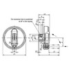 Kipp Handwheels w/Safety Cylinder Grip, Size 1, Reamed Hole w/Slot, w/o Transverse Bore, Thermoplastic, D1=80 mm, D2=10H7, B3=3 mm, T=11.4 mm,  (Qty. 1), K0259.10801003