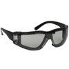 Zenon Z11sm Foam Rimless Safety Glasses with Black Temple, Light Gray Lens, Foam Padding and Anti-Scratch / Anti-Fog Coating, Black, One Size, 12 Pairs #250-00-F051