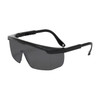 Hi-Voltage ARC Semi-Rimless Safety Glasses with Black Frame, Gray Lens and Anti-Scratch Coating, Black, One Size, 12 Pairs #250-24-0001