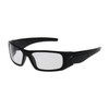 Squadron Full Frame Safety Glasses with Black Frame, Clear Lens and Anti-Scratch / Anti-Fog Coating, Black, One Size, 6 Pairs #250-53-0020