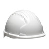 Evolution Deluxe 6151 Short Brim Hard Hat with HDPE Shell, 6-Point Polyester Suspension and Wheel Ratchet Adjustment, White, One Size, 1 EA #2850-EV6151S-10