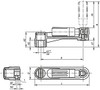 Kipp Crank Handle w/Foldaway Grip, Reamed Hole, w/o Transverse Hole, Thermoplastic, Steel, D2=10, A=80 mm, H=85.7, Style C, Black, (Qty. 1), K0266.1110