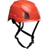 Traverse Industrial Climbing Helmet with Mips Technology, ABS Shell, EPS Foam Impact Liner, HDPE Suspension, Wheel Ratchet Adjustment and 4-Point Chin Strap, Vented, Red, One Size, 1 EA #280-HP1491RVM-15