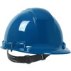 Whistler Cap Style Hard Hat with HDPE Shell, 4-Point Textile Suspension and Pin-Lock Adjustment, Royal, One Size, 1 EA #280-HP241-17