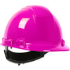 Whistler Cap Style HDPE Shell, 4-Point Textile Suspension, Ratchet Adjustment, Pink, One Size, 1 EA #280-HP241R-20
