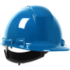 Whistler Cap Style HDPE Shell, 4-Point Textile Suspension and Wheel Ratchet Adjustment, Vented, Sky Blue, One Size, 1 EA #280-HP241RV-07