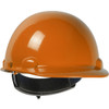 Dom Cap Style Smooth Dome Hard Hat with HDPE Shell, 4-Point Textile Suspension and Wheel Ratchet Adjustment, Orange, One Size, 1 EA #280-HP341R-03