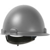 Vesuvio Cap Style Smooth Dome Hard Hat with Nylon/Fiber Resin Shell, 4-Point Textile Suspension and Wheel Ratchet Adjustment, Gray, One Size, 1 EA #280-HP851R-09