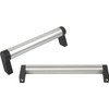 Kipp Tubular Handle, Oblique, A=150 mm, L=165mm, H=60 mm, Aluminum Matt-Gloss and Anodized, (1/Pkg), K0212.2150061