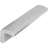 Kipp Ledge Handle, Style B,  A=30 mm, L=45 mm, D=M04, Aluminum, Natural, Anodized, (Qty. 1), K0232.20301