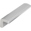 Kipp Ledge Handle, Style A,  L=300 mm, D=M08, Aluminum, Natural, Anodized, Thermoplastic, (Qty. 1), K0130.3001