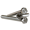 1/4"-20 x 1" Fully Threaded Hex Cap Screws Coarse A2 18-8 Stainless Steel (100/Pkg.)