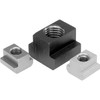 Kipp Nut for T-Slot, M20, NB=22 mm, Carbon Steel, Grade 10, Black, (1/Pkg), K0377.20